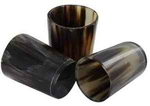 Artisanat naturel en verre de corne gravé sur mesure pour l'article unique de luxe médiéval - Product Image 2