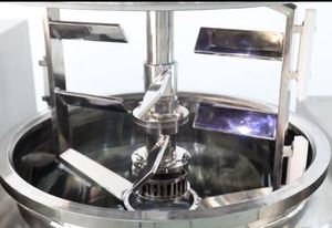Homogénéisateur à cisaillement élevé professionnel pour la fabrication de crèmes cosmétiques, lotions et onguents - Product Image 4