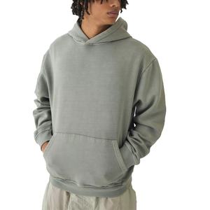 Fabricantes de ropa Custom French Terry 100% Cotton Regular Fit Vintage Acid Wash Ripped Distressed Quick Dry Winter Hoodie - Product Image 4