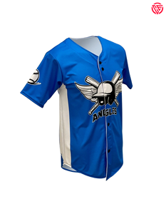 Camisetas de Béisbol Personalizadas al por Mayor, Diseño Clásico en Negro, Verde y Azul, Sublimación con su Logotipo, Transpirables, 100% Poliéster - Product Image 5