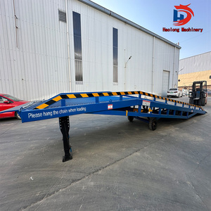 모바일 접이식 헤비 듀티 오토바이 적재 램프 2600KG 용량 HAOLONG HL-YD-8T 좋은 가격화물 및 저장 장비 - Product Image 4
