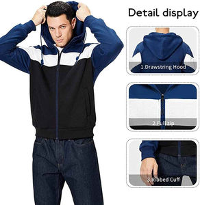 เสื้อฮู้ดผ้าฝ้ายสำหรับผู้ชายเสื้อมีฮู้ดสำหรับฤดูหนาวเสื้อฮู้ดแบบซิปขนาดใหญ่ออกแบบโลโก้ได้ตามต้องการ2024 - Product Image 6