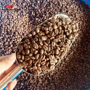 Kopi panggang ROBUSTA madu S14 100% OEM/ODM pabrik langsung dari Vietnam 0.25Kg kaya Aroma coklat lembut