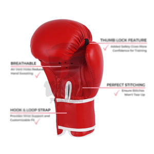 Guantes de Boxeo de Cuero Profesionales de Alta Calidad, Personalizados, Duraderos, Cómodos y Ligeros, TAKESHI FIGHT GEAR TFG-405 - Product Image 4