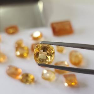 Topacio Imperial Natural 100%, piedra preciosa suelta, cojín ovalado blanco, cabujón facetado de corte de pera, fabricación de joyas brasileñas - Product Image 3