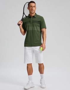 Camisetas de polo de golf con logotipo personalizado para hombre, camisetas de polo deportivas transpirables de secado rápido, fabricante - Product Image 3