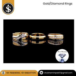 พรีเมี่ยมที่มีคุณภาพการออกแบบที่ไม่ซ้ำกันธรรมชาติจริงเพชรเครื่องประดับหมั้นครบรอบทอง/แหวนเพชรจากอินเดีย - Product Image 2