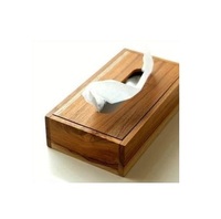 Boîte à mouchoirs en bois d'acacia à logo personnalisé de luxe à forte demande nouvelle Offre Spéciale au design élégant