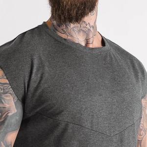 ขายส่งผู้ผลิตการออกแบบใหม่ผ้าฝ้าย2022สบายแขนกุดผู้ชายถัง Tops - Product Image 3