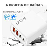 Pengisi Daya Dinding Universal Cube 2 Port USB 120W Pengisian Cepat QC3.0 Bahan Tahan Api PC Perlindungan Arus Berlebih Berbagai Warna