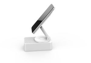 Xách tay không dây cho loa HD surround âm thanh có thể điều chỉnh ABS chất liệu chống trượt cơ sở điện thoại di động đứng cho Bàn Ngoài Trời - Product Image 2