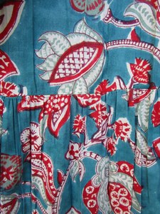 Phụ Nữ Tuyệt Vời Tùy Chỉnh In Mùa Hè Dân tộc Ăn Mặc Lỏng Maxi Chiều Dài Dài Bông Chất Liệu Vải Lanh Tự Nhiên Nút khiêm tốn Giản Dị - Product Image 5