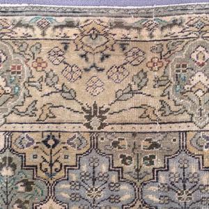 พรมวินเทจ ขนาด 0.7x11.5 ฟุต สีน้ำตาล ลายแบบนามธรรม ทำจากขนสัตว์ - Product Image 5