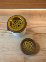 Offre Spéciale Moyen-Orient : Ensemble Brûleur d'Encens Bakhoor Mobkhar en Bois de Redwood Fait Main Écologique – Cadeau Religieux pour Ramadan et l'Aïd, Idéal Maison et Bureau