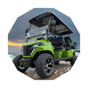 Voiturettes de golf électriques utilitaires 4 places rechargeables de haute qualité Buggy avec batterie au lithium Excellente cible pour les amateurs de golf - Product Image 4