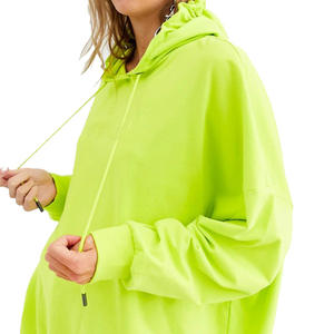 Sudaderas con Capucha Tejidas Ecológicas, Ligeras y Transpirables, Diseño Personalizado para Mujer, Mangas Largas, Cuello con Capucha, para Otoño - Product Image 2