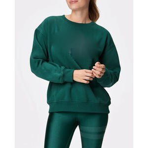 Ensemble de 3 pièces pour femmes, vêtements de sport, soutien-gorge de sport à séchage rapide, short et sweat-shirt à taille élastique, avec design frontal - Product Image 6