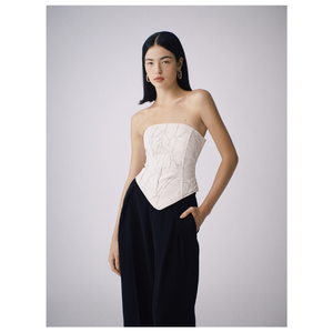 Thesoul Brand New Arrival Croptop Shirt avec Pantalon à jambes larges Haute couture en mousseline de soie Logo élégant Séchage rapide Summer ODM Supply - Product Image 3