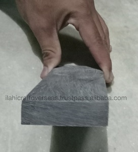 Eco-Friendly Raw Buffalo Horn Square <b>Block</b> with Pyramid Religious Animal Design for Art & Collectible Handles - Product Image 3