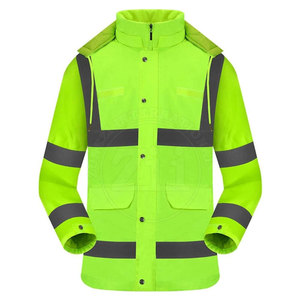 Sweat-shirts réfléchissants de sécurité à LED imperméables de classe 1 ANSI pour usage extérieur, avec logo personnalisé, confortables et de marque privée - Product Image 1