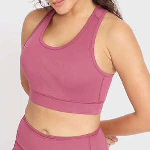 Soutien-gorge de sport pour femmes-Respirant Soutien élevé Sangle réglable Léger Spandex/Polyester Vêtements d'entraînement - Product Image 1