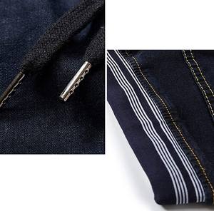 กางเกงขาสั้นผ้ายีนส์ของผู้ชาย2025ชุดกีฬากันรอยยับสำหรับเล่นกีฬาออกแบบโลโก้ได้ตามต้องการดีไซน์แบบระบายอากาศล่าสุดรูปแบบของแข็งขายดี - Product Image 3