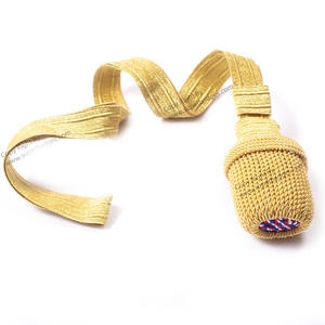 Noeud de sabre de haute qualité en uniforme de cérémonie de couleur dorée pour équipement de défense personnelle - Product Image 1