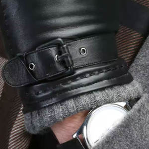 Best Selling High Quality Winter Leather Gloves New Arrival for Casual Scene and Touch Screen Devices Breathable - Product Image 5