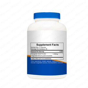 Oem הגעה חדשה 675 mg fenuegerek קפסולות זרע מכירה חמה ללא גלוטן ללא gmo - Product Image 2