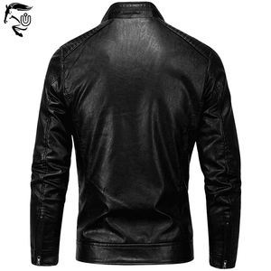 Veste en cuir au meilleur prix tendance pour homme style street vintage personnalisée - Product Image 2
