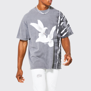 Camisetas de Algodón 100% Ajustadas, Personaliza Tu Propia Marca, Camisetas de Manga Corta para Hombre con Serigrafía de Poliéster - Product Image 2