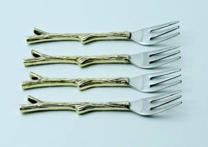 Ensemble de couverts de luxe en acier inoxydable écologique de qualité supérieure, finition mate en résine, logo personnalisé, pour hôtel, mariage, restaurant - Product Image 6