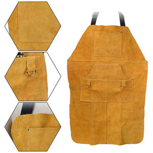 Custom Logo And Design High Quality <b>Leather</b> Safety <b>Aprons</b> Wholesale Breathable Durable Safety <b>Aprons</b> - Product Image 2