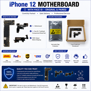<span class=keywords><strong>Carte</strong></span> <span class=keywords><strong>mère</strong></span> d'origine déverrouillée avec composants Face ID TrueDepth assortis, pièces de réparation mobiles pour <span class=keywords><strong>iPhone</strong></span> <span class=keywords><strong>12</strong></span> - Product Image 3