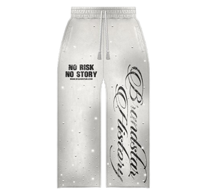 ชุดวอร์มผู้ชายสไตล์วินเทจประดับเพชรเทียม ผ้าเฟรนช์เทอร์รี่ ทรงครอป ล้างสีแบบแอซิดวอช ซิปแต่งขาดๆ สำหรับฤดูหนาว - Product Image 3