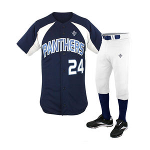 New Arrival High Quality Custom Made <b>Baseball</b> & Softball 100% Polyester <b>Baseball</b> Uniform Kit With OEM Service - Product Image 3