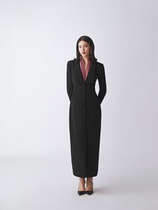 Elegante vestido de traje de mujer de estilo antiguo para mujer Material de seda de algodón Numinous O-cuello cuello decorado encaje estilo clásico de moda - Product Image 3