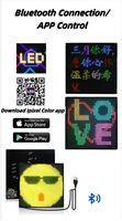 Bolsa de pecho con píxeles LED, Control de aplicación móvil, pantalla LED dinámica a todo Color, mochila 3D, mochila Led inteligente, promoción