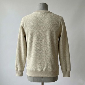 Sudadera de Invierno de Algodón Francés de Alta Calidad, 500 g/m², Tejido Grueso, Cuello Redondo, Color Avena, para Mujer, Premium, Personalizable OEM - Product Image 2