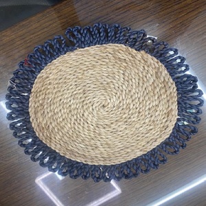 New Customized MOQ Natural <b>Round</b> Jute Placemat With Lace for Table Decoration Handmade Luxury Export From Bangladesh - Product Image 6