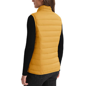 Top Selling Trendy Custom <b>Women</b> Polyester/Nylon Waterproof Hooded Windproof Puffer <b>Vest</b> Plus Size Winter Fashion Coat - Product Image 2