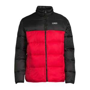 Custom Logo Men's Winter Puffer <b>Jackets</b> Winter Wear Puffer Clothing Male Classic Autumn Warm <b>Jackets</b> Men's Black & <b>Red</b> Pennal - Product Image 1
