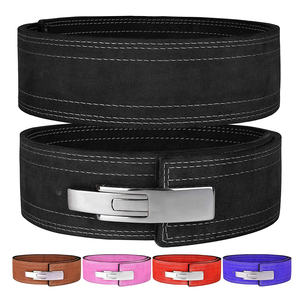 High Quality Custom Made Heavy Gym Leather WeightLifting Powerlifting <b>Belt</b> Premium Leather <b>Weight</b> Lifting <b>Training</b> Lever <b>Belt</b> - Product Image 1
