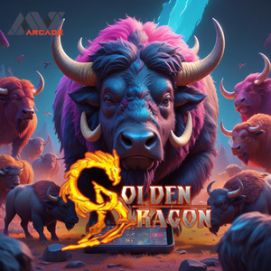 <strong>Game</strong> Vault <strong>Fish</strong> <strong>Game</strong> <strong>Table</strong> Console Golden Dragon - Product Image 1
