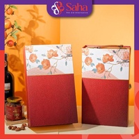 Caja de Vino Rígida de Lujo Biodegradable Personalizable, 27x35x12 CM, Papel de Arte, Recubrimiento UV 3D, Lámina Dorada, Certificación ISO 9001, Diseño Personalizado