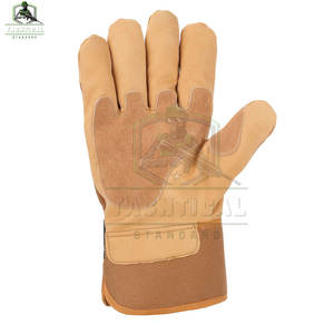 Gants de sécurité en cuir de mouton véritable de haute qualité TACHTICAL STANDARD, protection au travail, personnalisables, sans silicone - Product Image 3