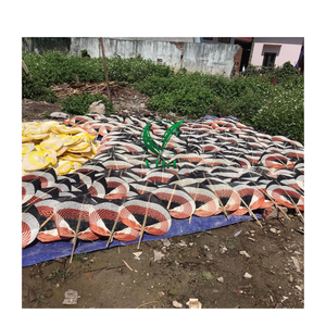 พัดใบปาล์มทำด้วยมือของตกแต่งบ้านสไตล์วินเทจ - Product Image 6