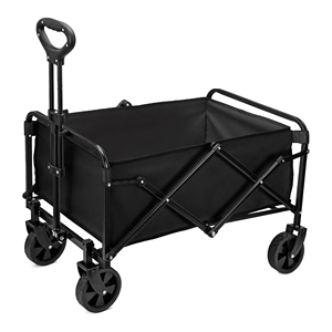 Carrito de Camping Plegable Portátil con Estructura de Acero de 70 x 43 x 94 cm para Compras y Almacenamiento - Product Image 2