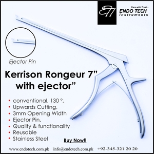 Kerrison <b>Punch</b> Orthopedic Instrument <b>Set</b> Manual Power Source Includes Spinal Routers for Surgical Use - Product Image 5
