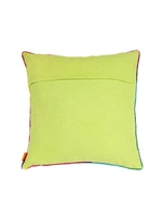 Funda De Almohada decorativa para el cuello 2023, bordado verde para sala de estar, funda de cojín de algodón Natural 100%, Textiles para el hogar de 18 "* 18"